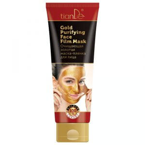 Ablösbare Reinigungs - Gesichtsmaske Gold, 130 ml