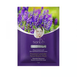 Gesichtsschönheitsmaske "Lavender Provence", 1 Stk